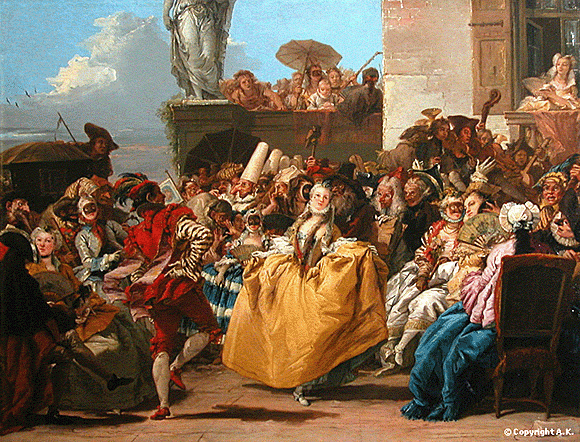 Giandomenico Tiepolo ( 1727-1804)- scènes de carnaval dit le menuet.gif